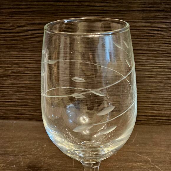 Vintage MCM Wine Glass Libbey INTERLUDE Stemware - Picture 2 of 4